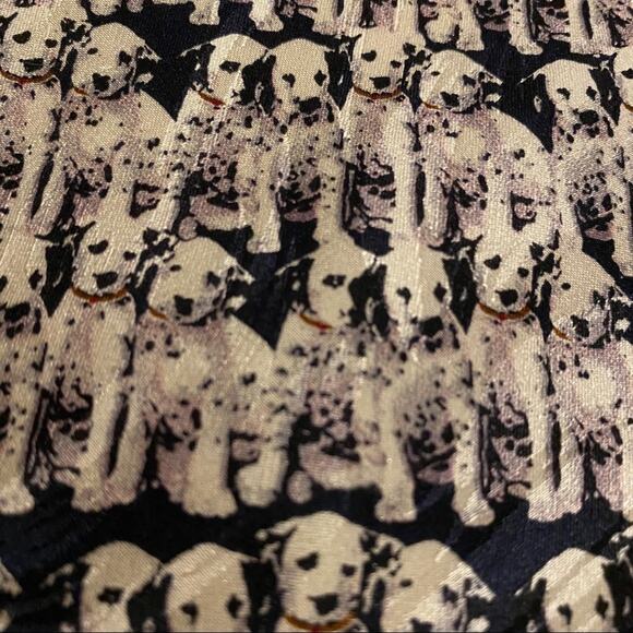 Museum Artifacts 100% Silk 1997 Landmark Stock “Dalmatians” By SNI All-over tie - Picture 4 of 4